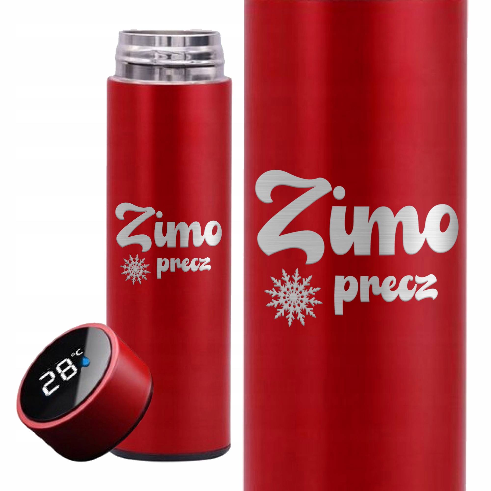 Termos Czerowny Kubek Termiczny Z Wyświetlaczem LCD Na Kawę Zimno Precz