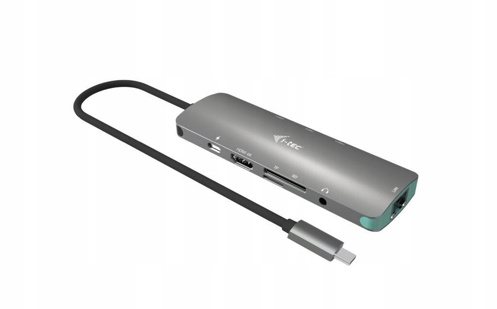 Zestaw Stacja dokująca Usb-c Metal Nano 4K Hdmi Lan z Power Delivery 100W