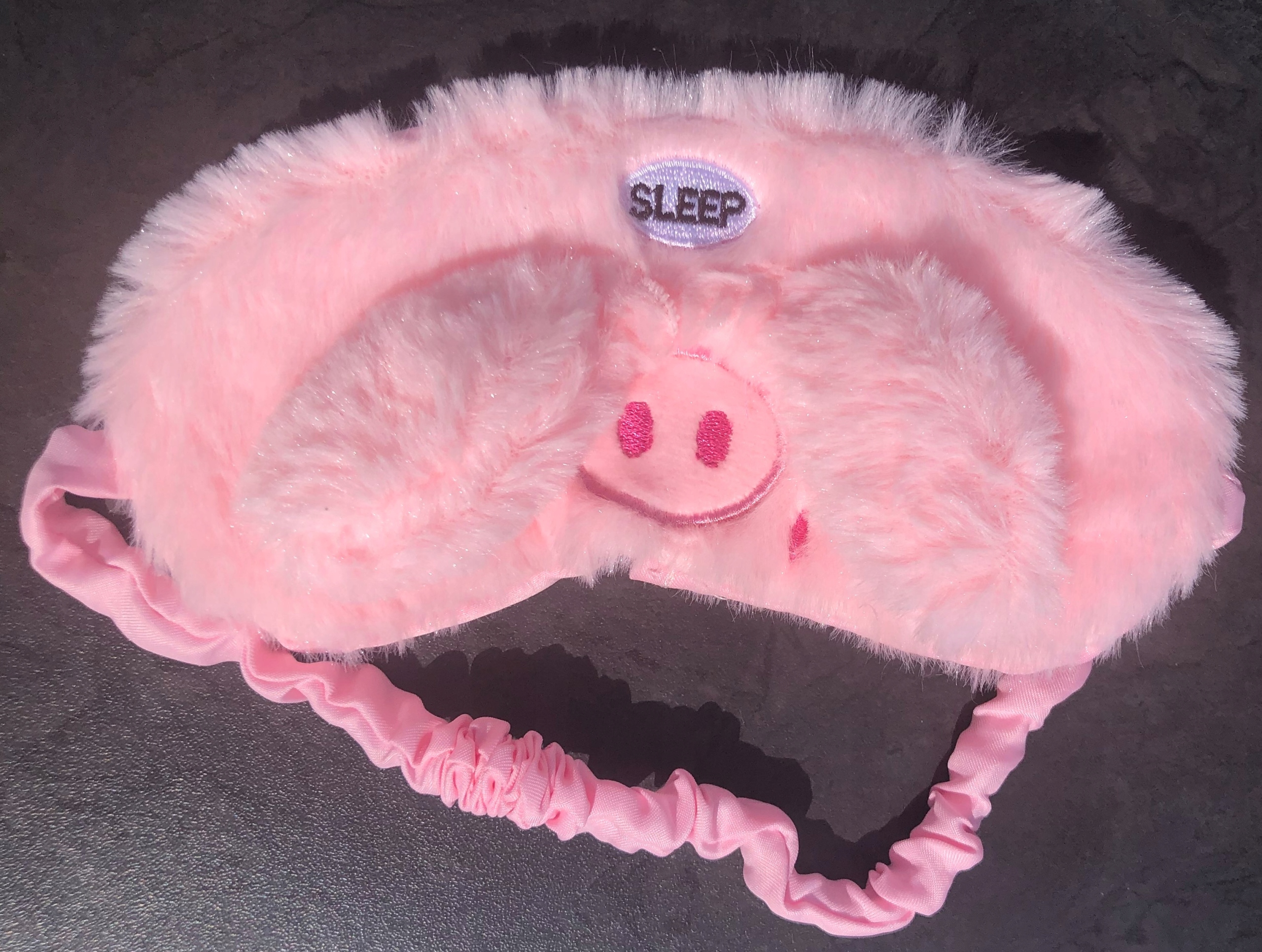 OPASKA NA OCZY MASKA DO SPANIA SNU RELAKSU ŚWINKA Kod producenta OPASKA DLA DZIECI NA OCZY PLUSZOWA