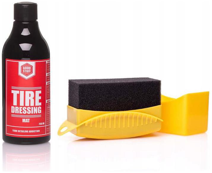 GOOD STUFF TIRE DRESSING MAT 250 + TIRE APPLICATOR