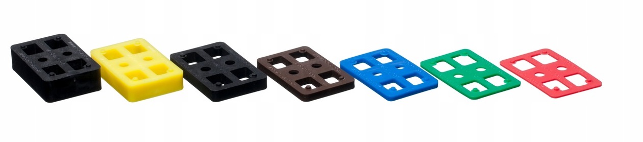 Distanční podložky pro vysoké zatížení do 2 tun mix 140 ks