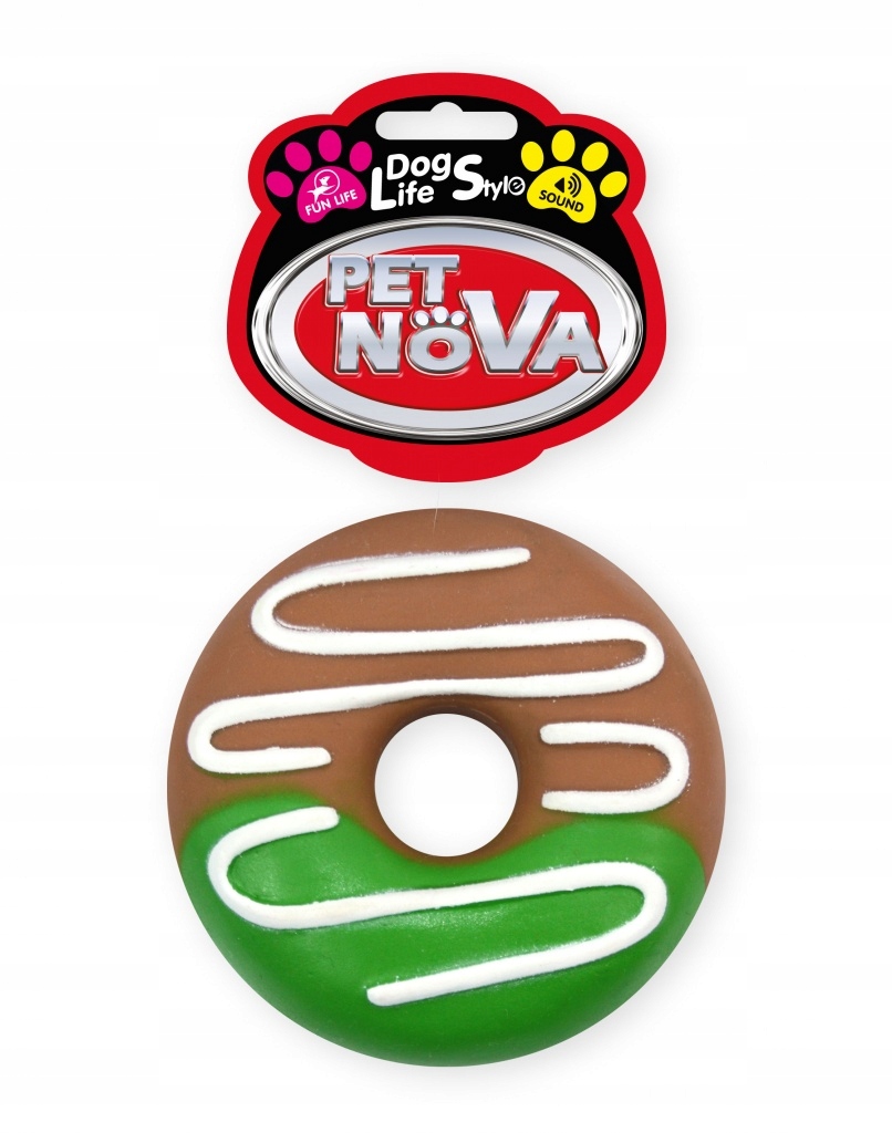 

Pet Nova pączek Donut z polewą 10 cm