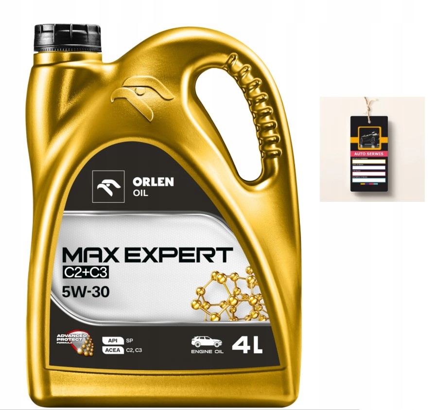 Olej silnikowy Orlen Oil Max Expert C2+C3 5W-30 4L +zawieszka serwisowa