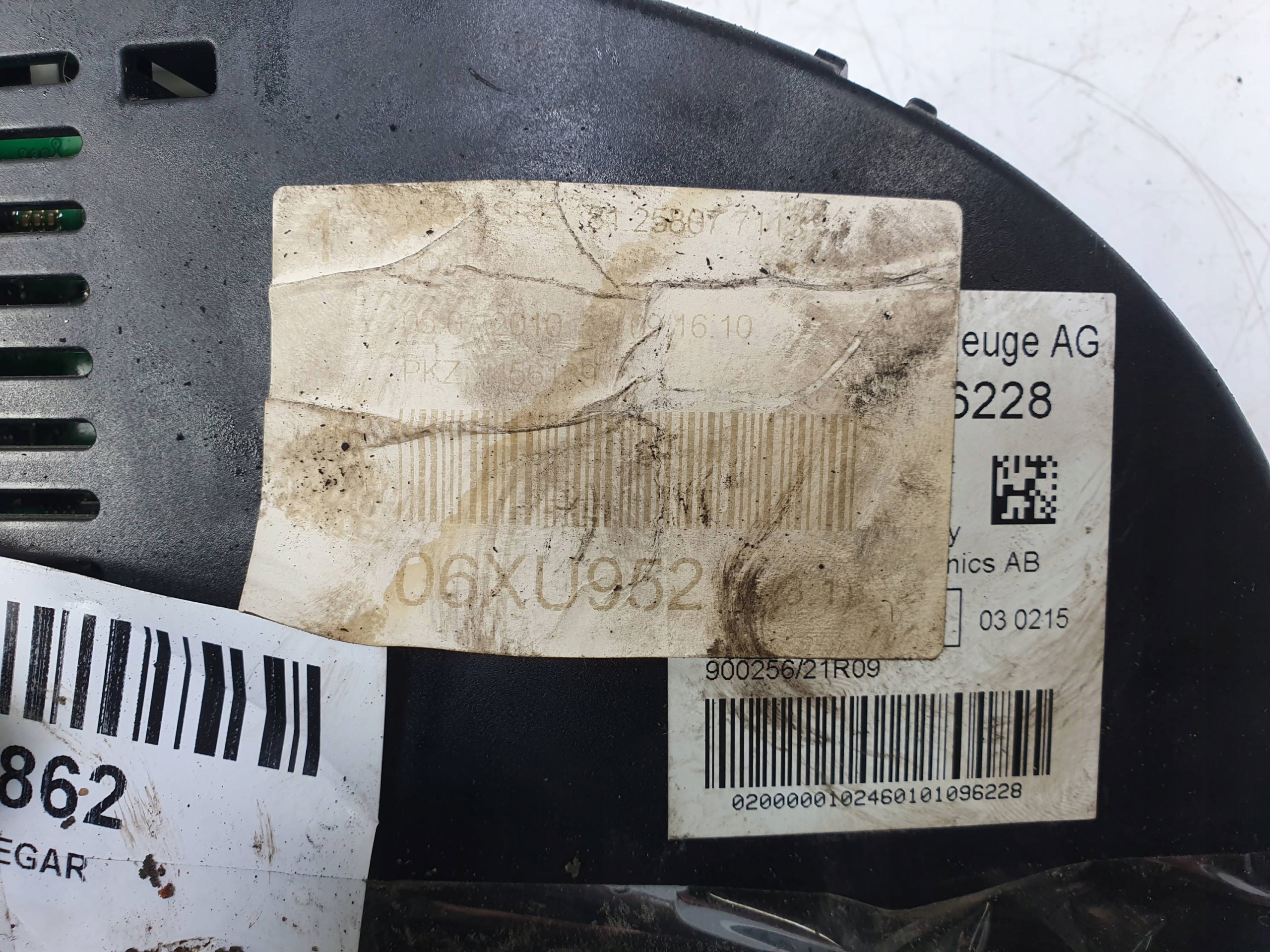 dials clock 81.27202-6228 MAN TGX 18.400