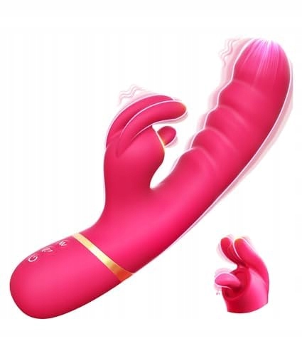 RABBIT VIBRATOR Zestaw Wibratorów Dla Kobiet 12 Trybów Cichy Silikonowy — miniatura 8