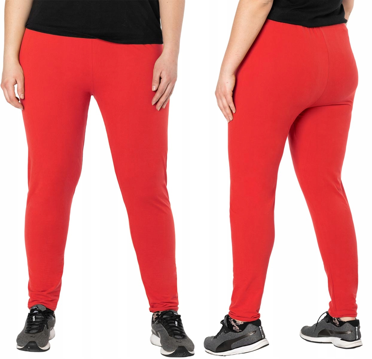 

Duże Legginsy Getry Damskie 202019-7 5XL/6XL