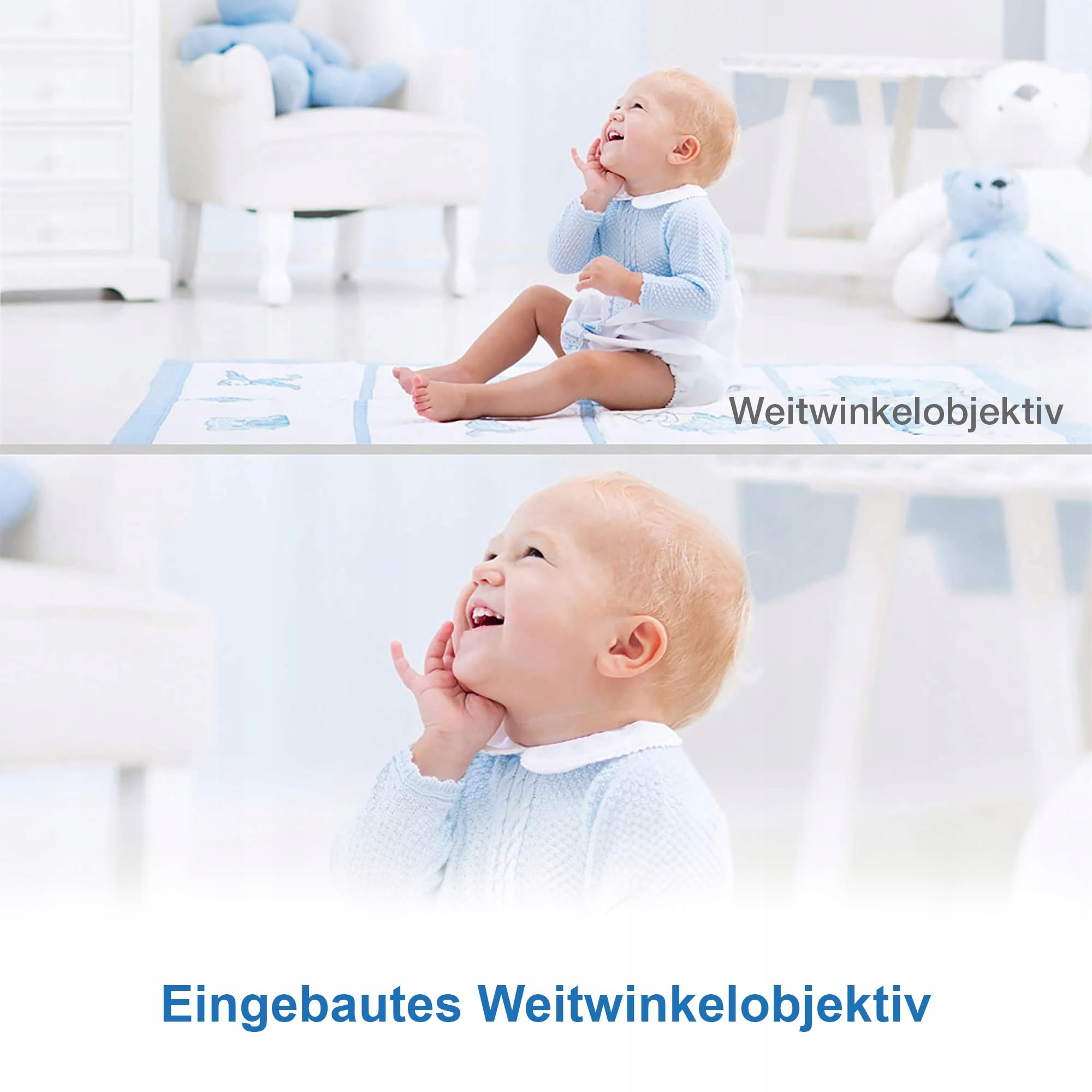 VTECH Monitor Dziecięcy WiFi Kamera 5 Calowy Wyświetlacz HD 1080p — miniatura 7