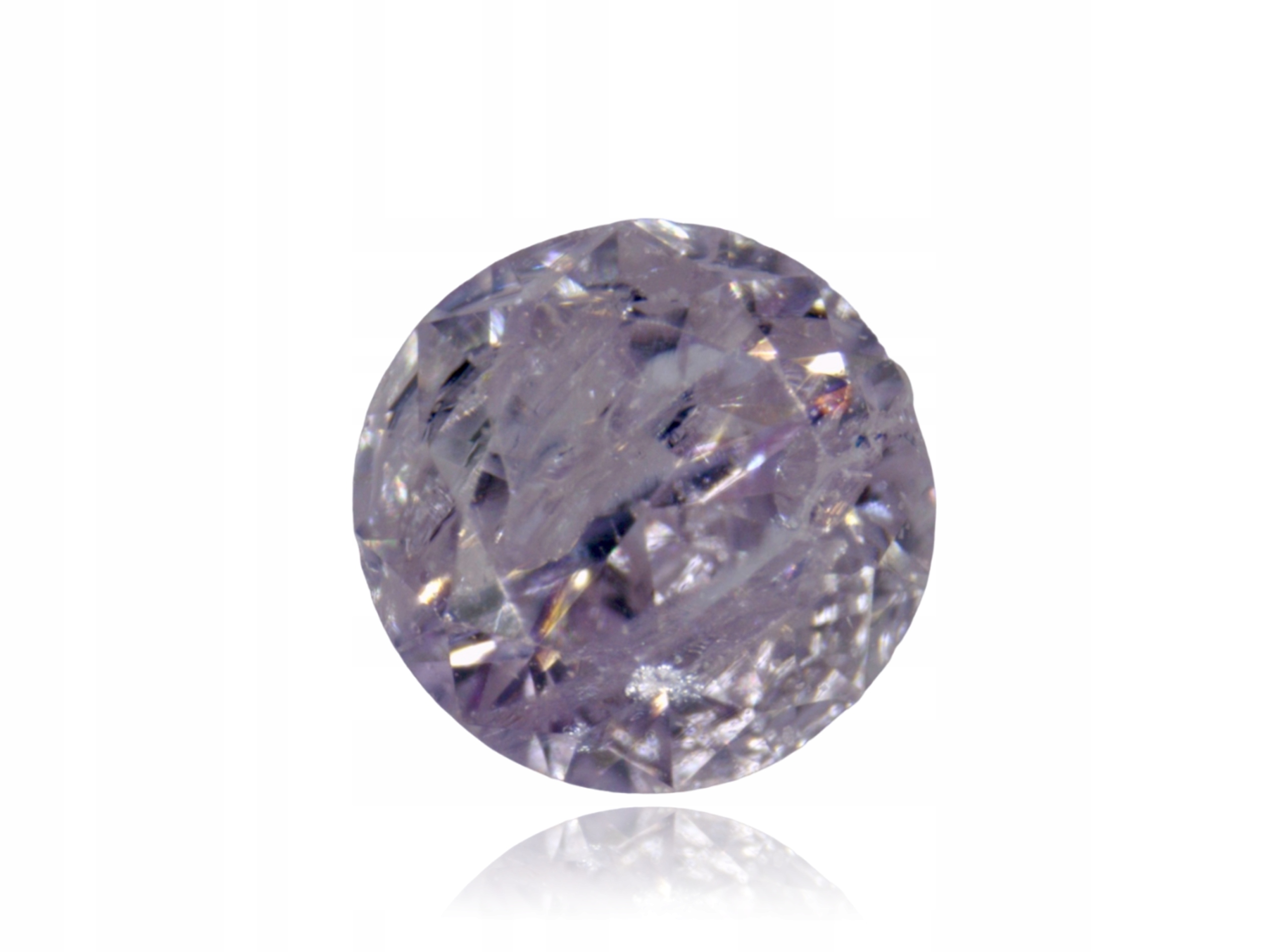 Přírodní Diamant 0.03ct Růžový Briliant I3 eCertifikát Wbd