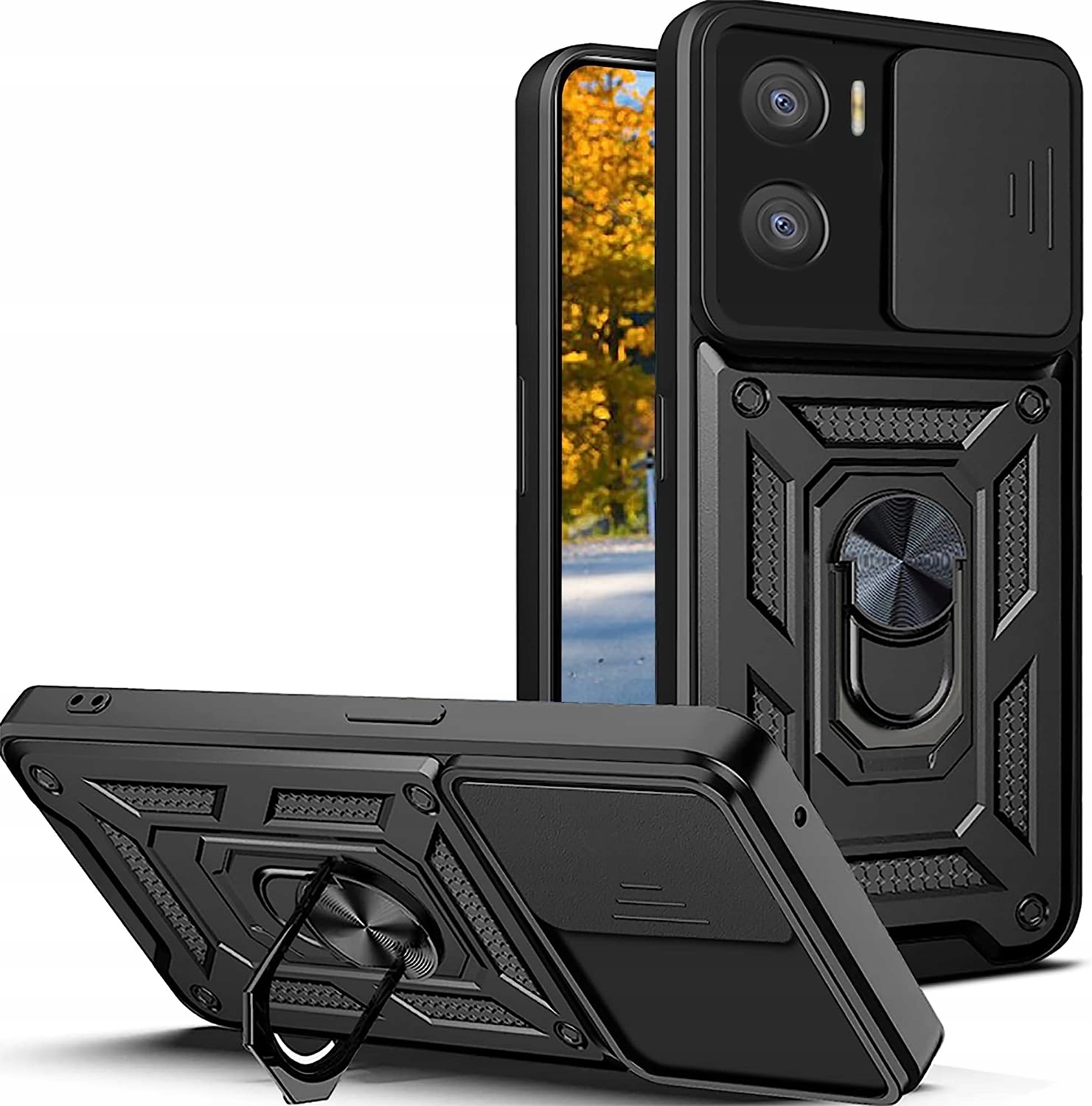 

Etui Defender Slide Szkło do Moto E22/E22i