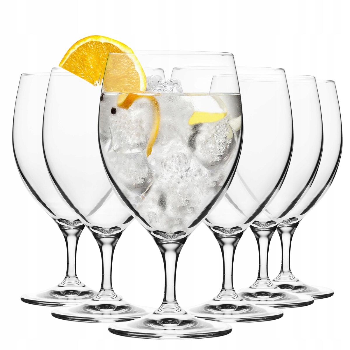 Kieliszki do wody Krosno Harmony bezbarwny 330ml 6 szt.