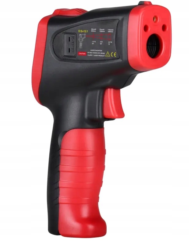 PIROMETR TERMOMETR PODCZERWIEŃ BEZDOTYKOWY TERMOPARA HIGROMETR -50 +650°C Model WT323C