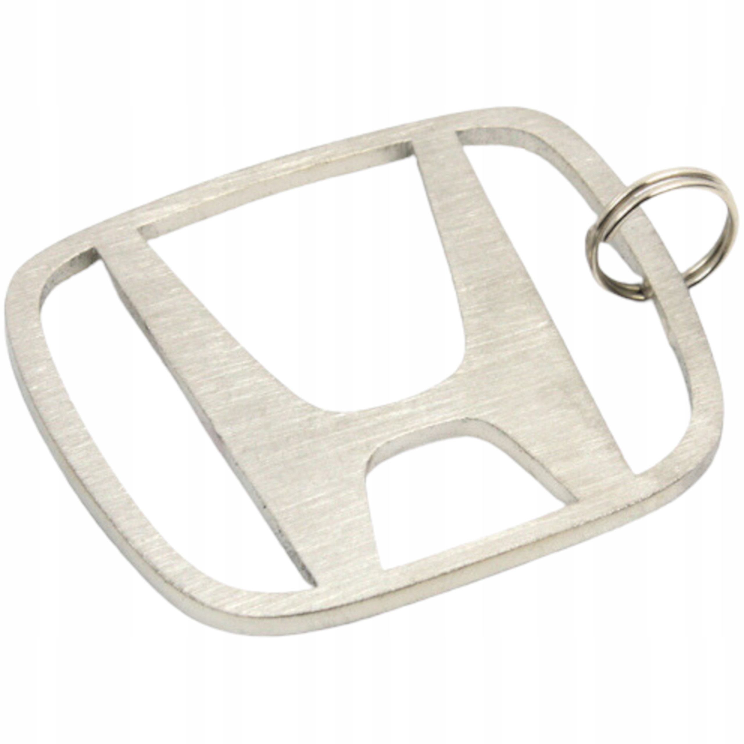 Brelok stal nierdzewna szczotkowana do kluczy breloczek Honda Logo Emblemat