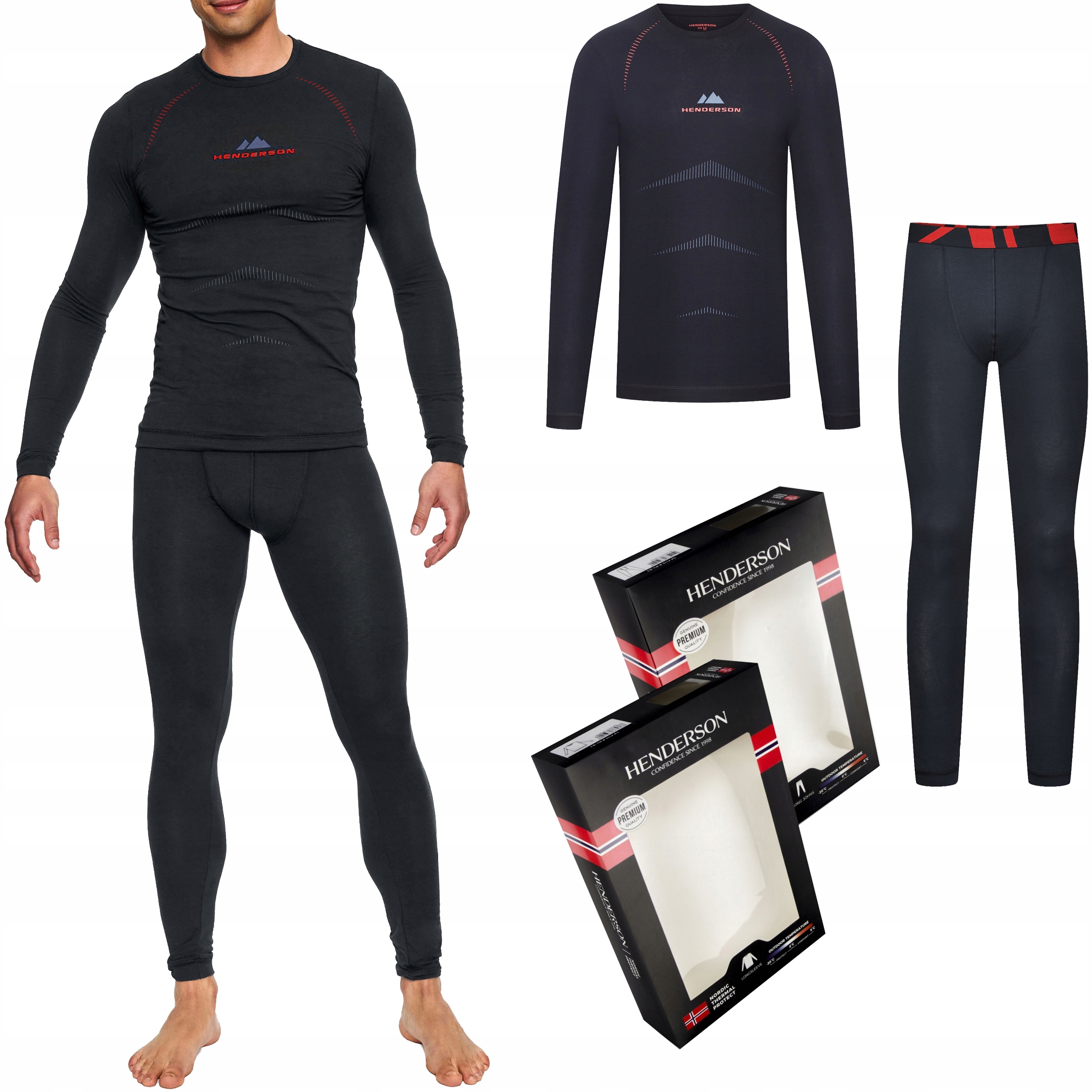 Henderson termoaktivní Komplet termoaktivní tričko legíny Nordic ča XL