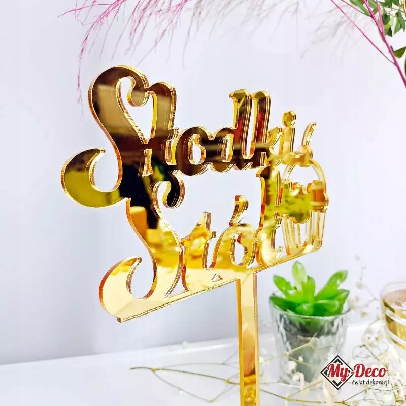 Napis na słodki stół Złoto Kod producenta MyDeco