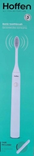 ++ Hoffen Szczoteczka soniczna BST-5230-2 do mycia zębów Biała 3 końcówki