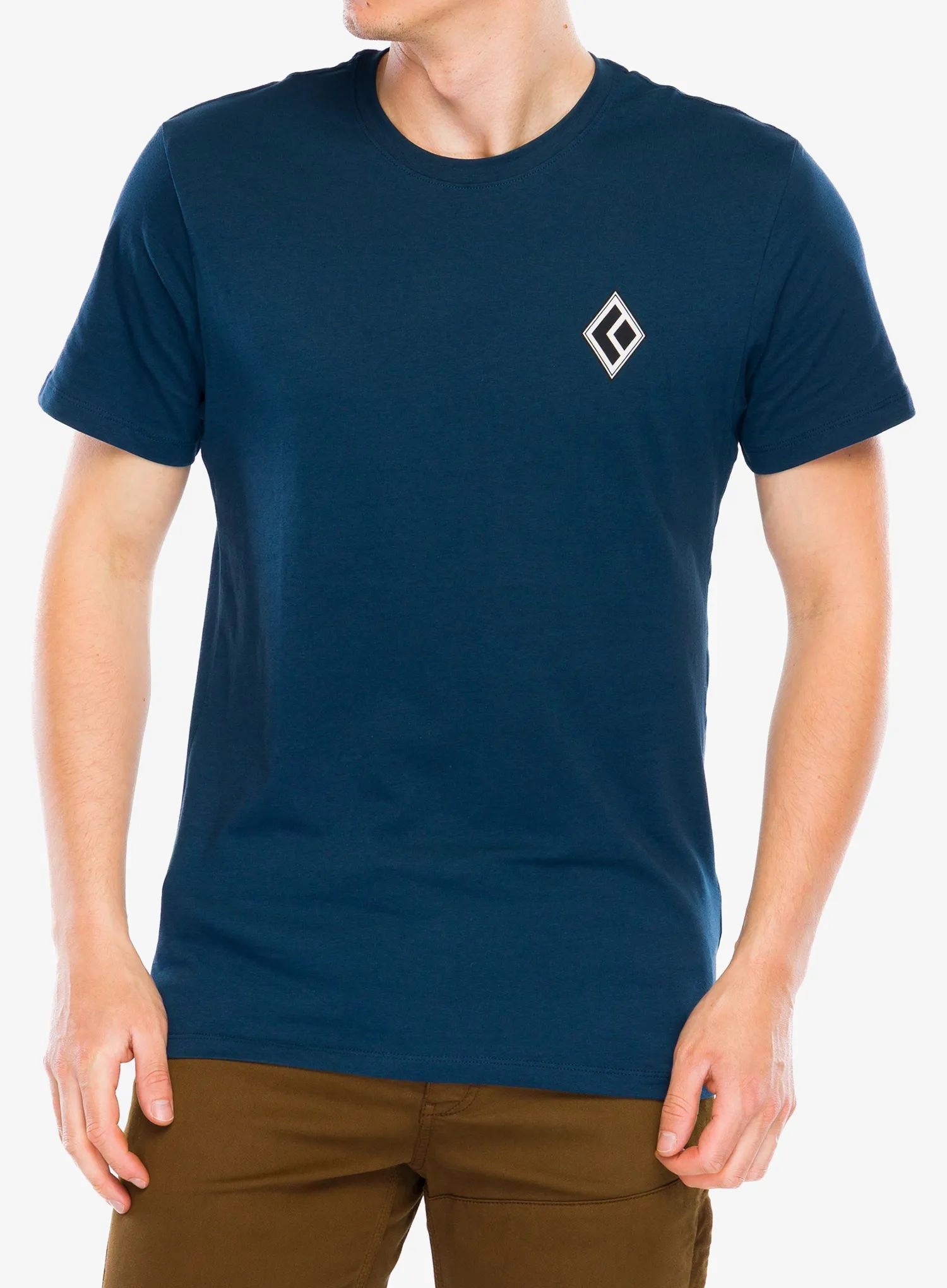 Bavlněné tričko Black Diamond Heritage Alpinist Ss Tee indigo S