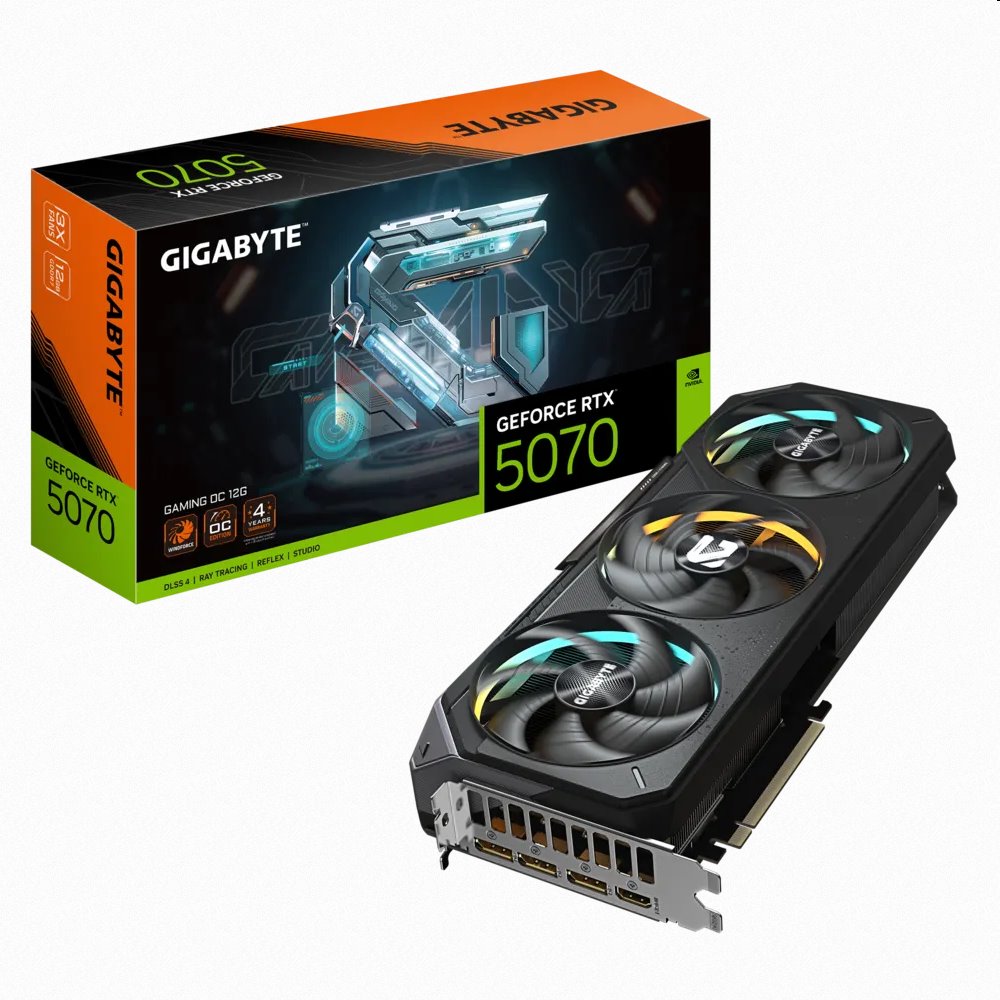 Gigabyte GeForce Rtx 5070 Gaming Oc 12GB GV-N5070GAMING OC-12GD