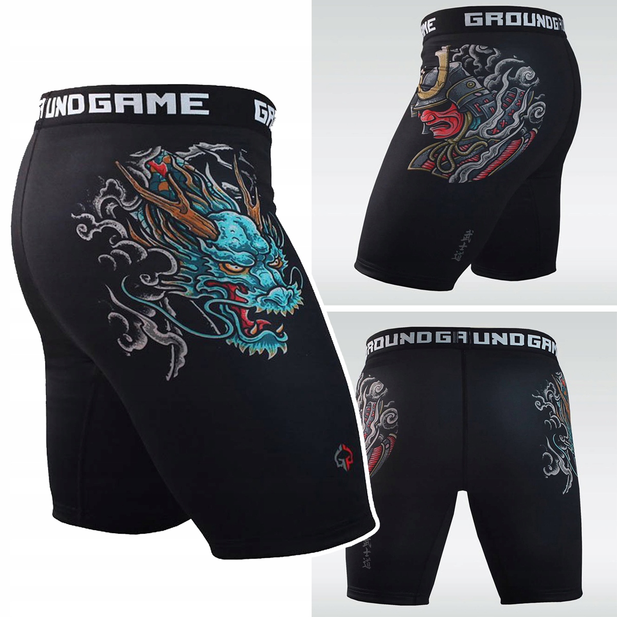 Krótkie spodenki treningowe męskie Ground Game Vale Tudo Bushido 3.0 r. XL