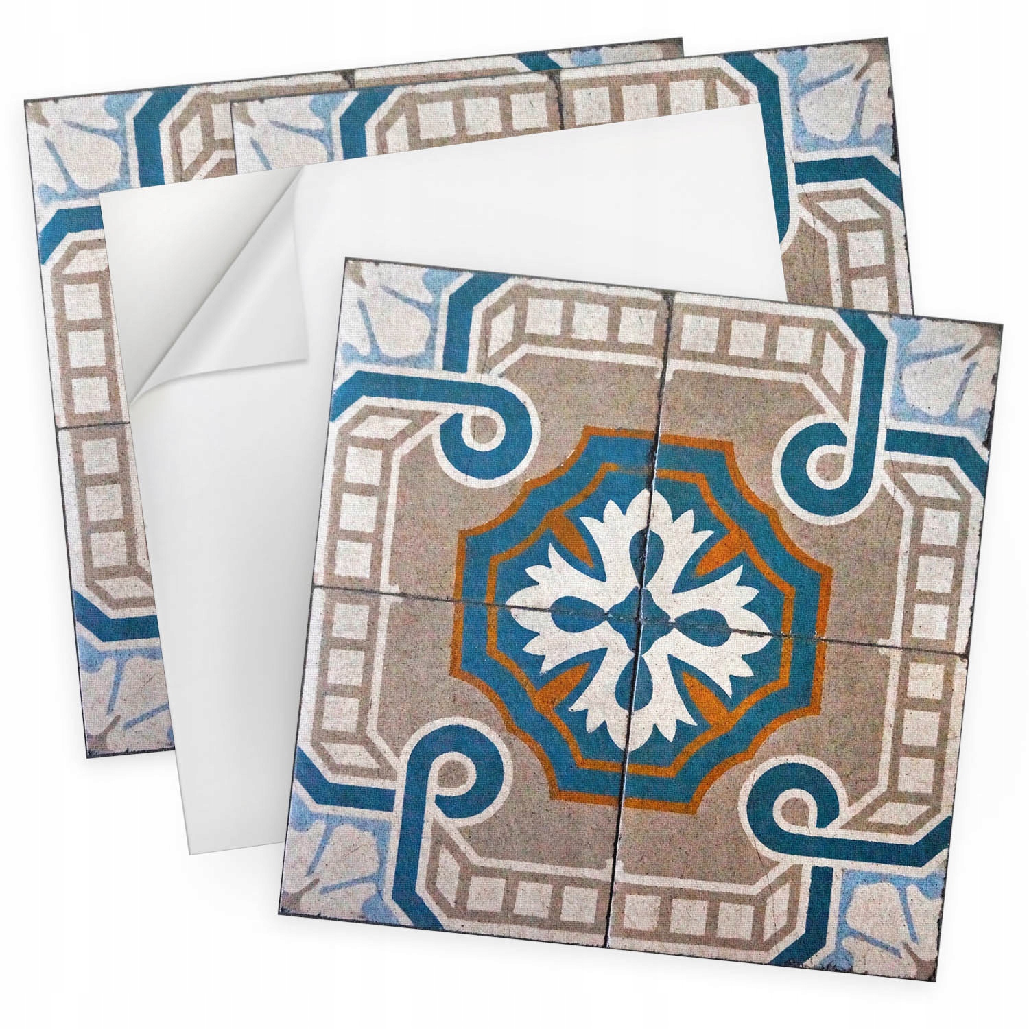 Sada samolepících panelů Vzor mozaiky s ornamenty 4 ks 50x50 cm