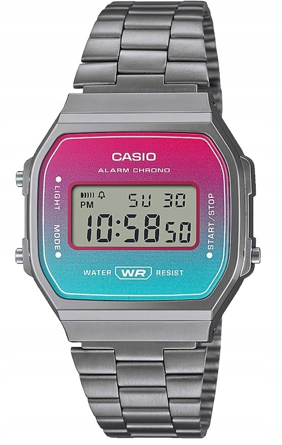 80. Let hodinky Casio Vintage A168WERB Retro Gwar.3+3L Zibi Gravírování