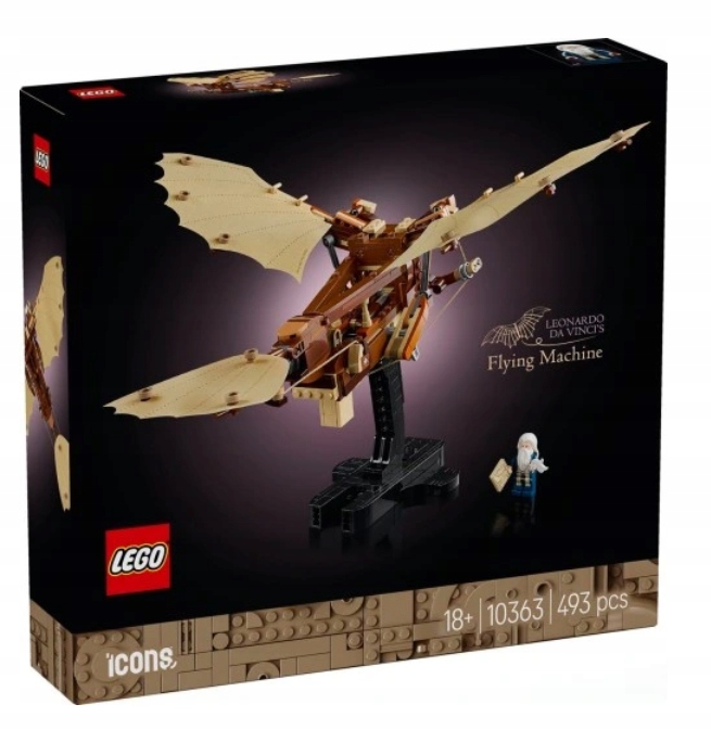Lego 10363 Icons – Létající Stroj Leonarda Da Vinciho