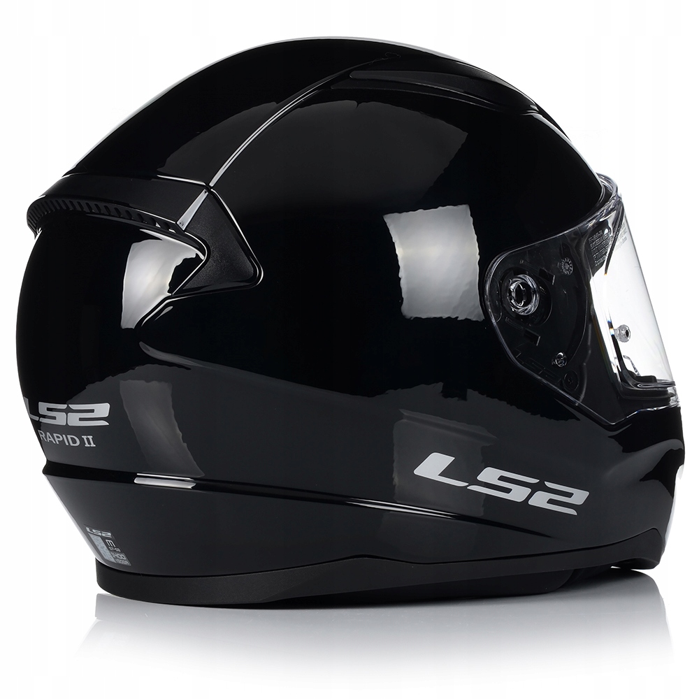 KASK MOTOCYKLOWY LS2 FF353 RAPID II CZARNY POŁYSK 22.06 L Model FF353 RAPID II