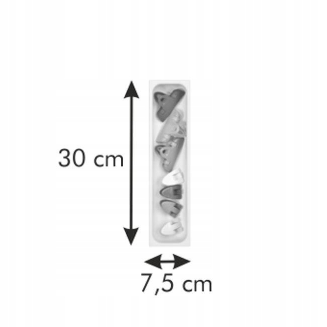 Wkład do szuflady modułowy - 296x74 mm | TESCOMA Materiał wykonania tworzywo sztuczne