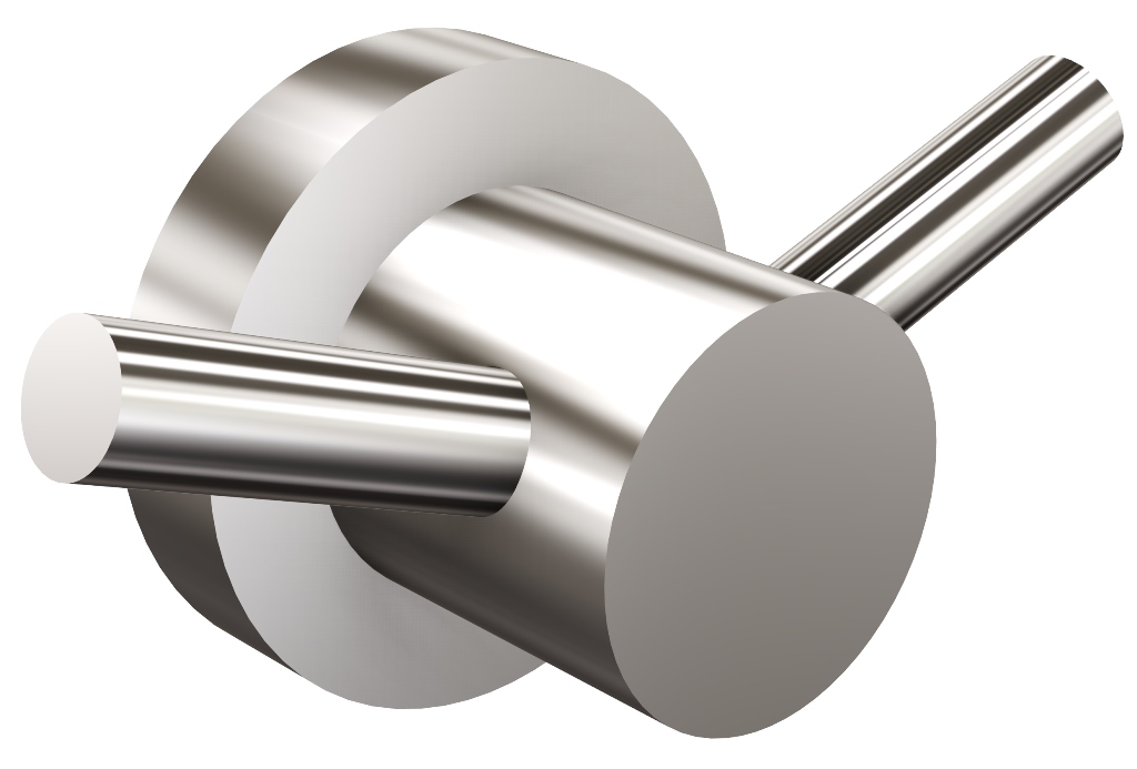 Dvojitý věšák na kolíčky 464/SG Inox