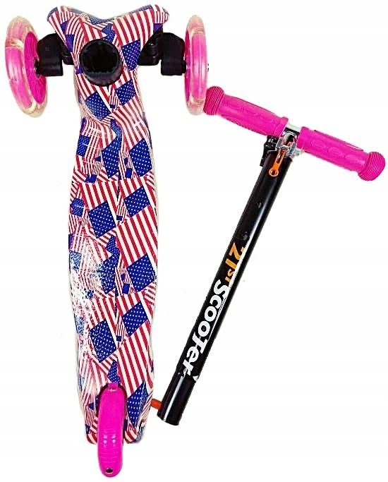 HULAJNOGA BALANSOWA TRÓJKOŁOWA KOŁA LED GRAFFITI