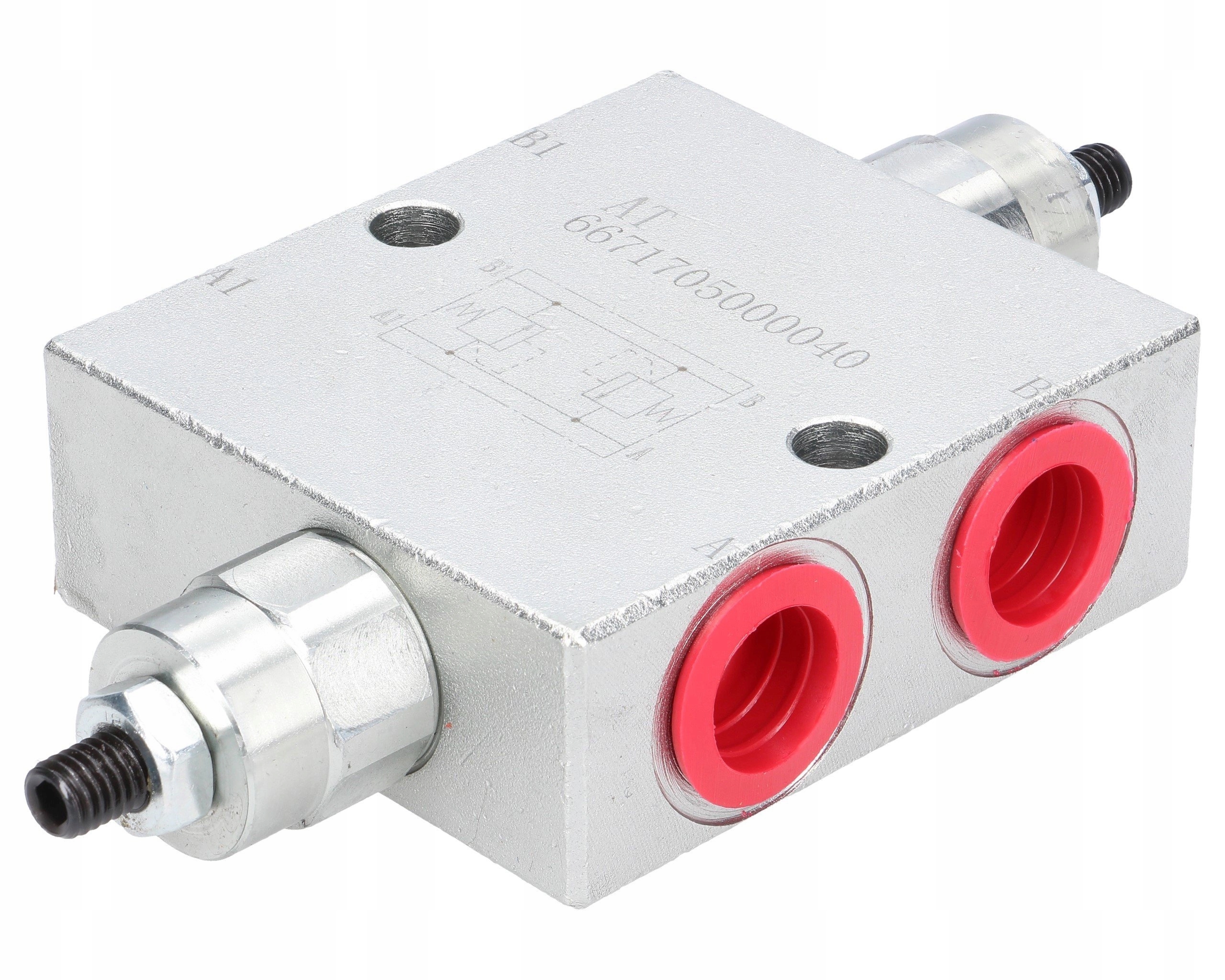 Křížový přepadový ventil Vau 1/2" 180bar