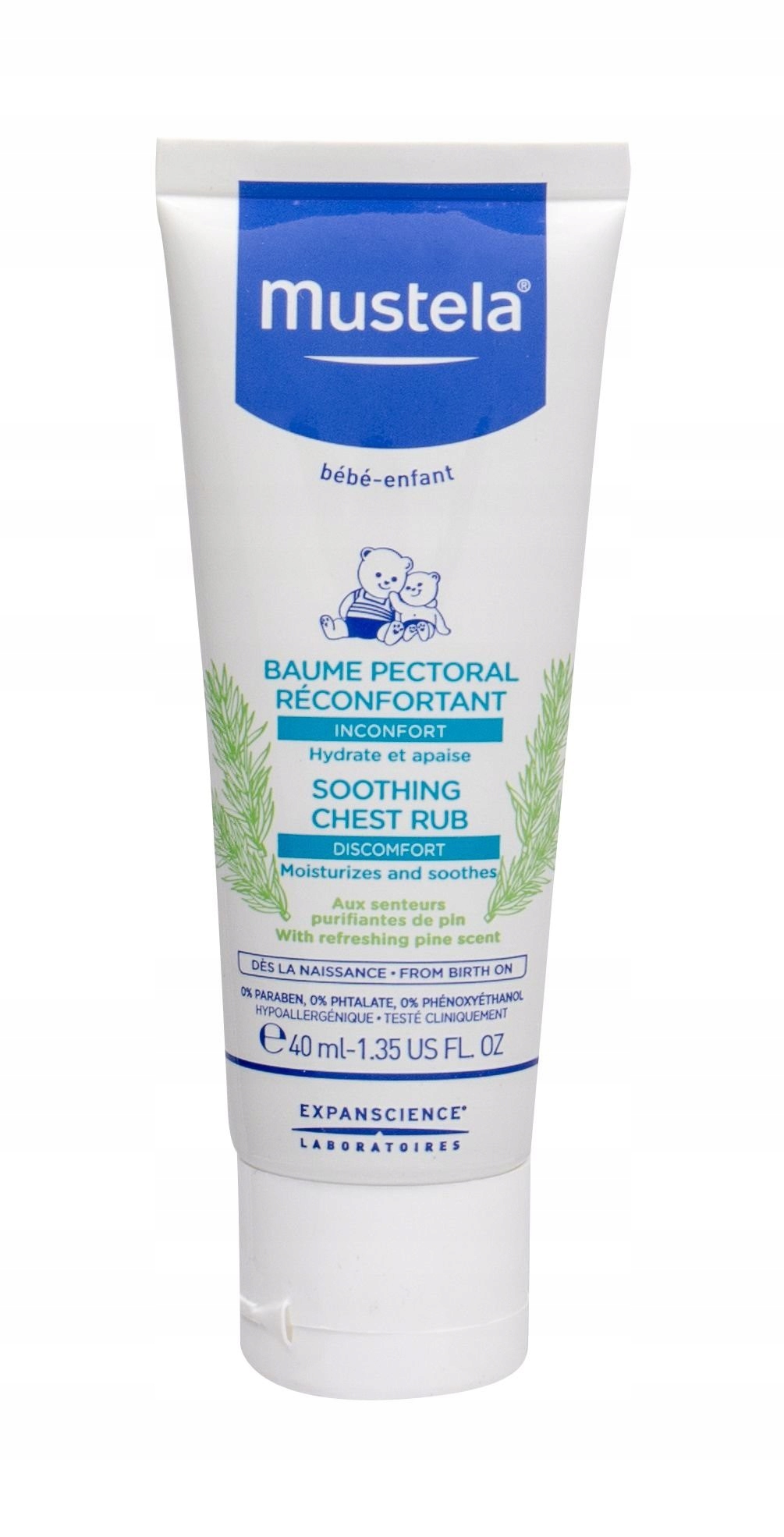 

Mustela Soothing Chest Rub 40ml balsam do ciała