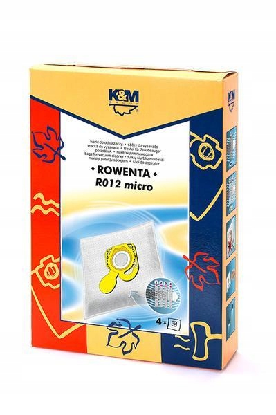 Worki Micro Do Odkurzacza K&m RO12 4SZT-Zdjęcie-0