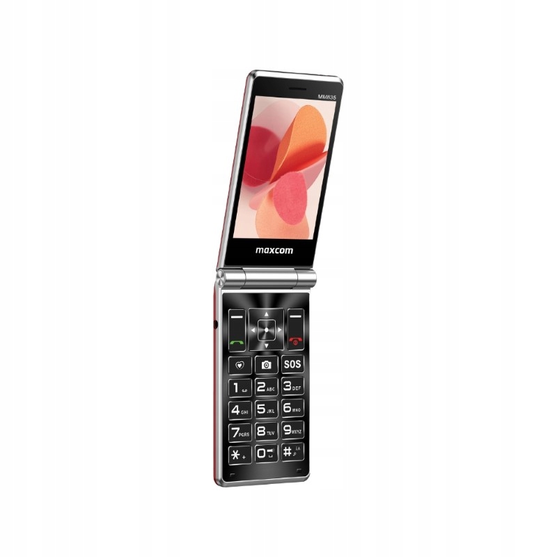 Telefon komórkowy Maxcom Comfort MM835 4G Fioletowy 4G Hac Sos Dla Seniora
