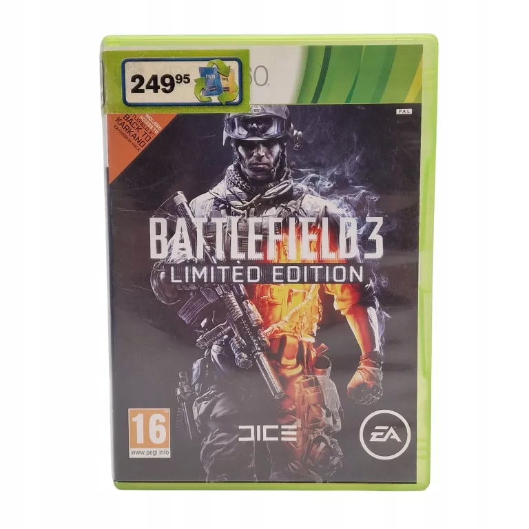 Battlefield 3 Limited Edition Xbox 360 pudełkowa