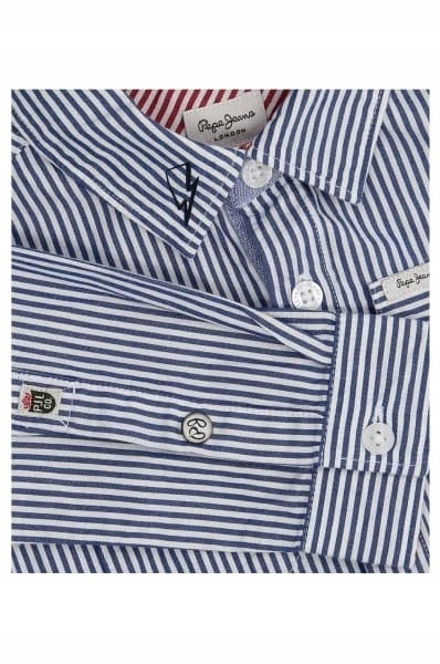 PEPE JEANS DWUKOLOROWA KOSZULA PASKI (10L) Płeć chłopcy