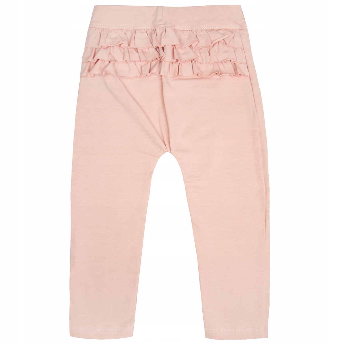 

Legginsy Z Falbankami Na Pupie pudrowy róż 74