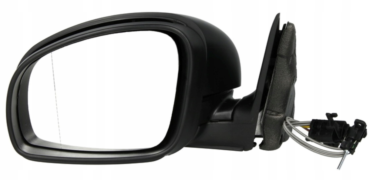 Skoda Fabia 07-15 Zrcátko Mechanické Levé Černé