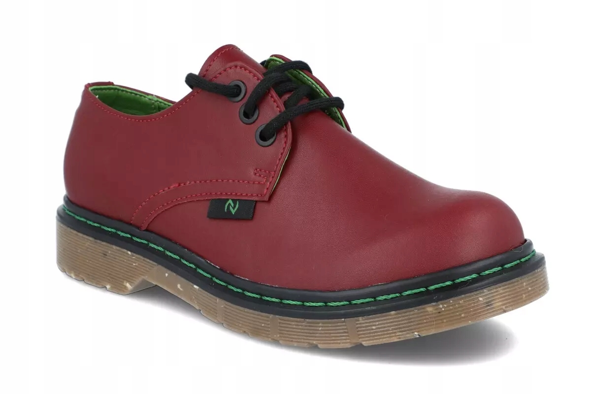 Nagaba Vegan 003 kanady nízké vínové veganské polobotky pro mládež R36