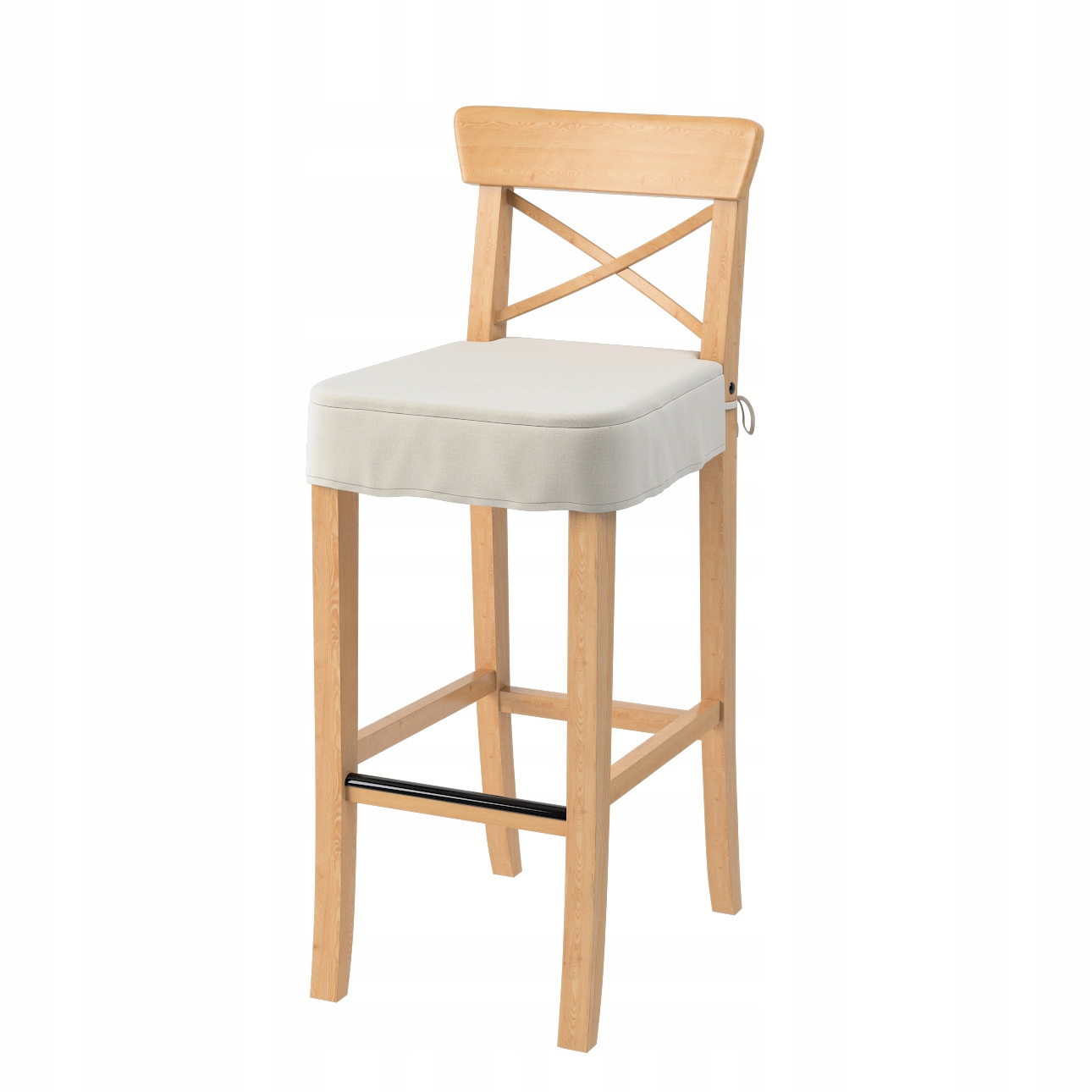 Sedák na barovou židli Ingolf Ikea černý