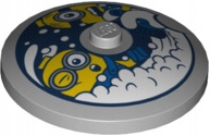 

Lego 3960pb067 Dysk 4x4 Minions szary jasny (1g)