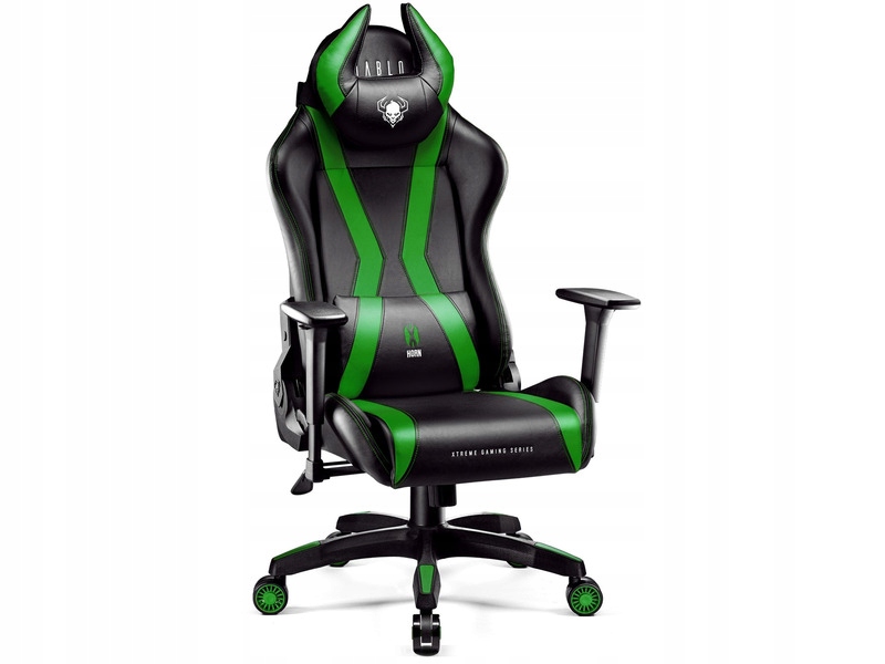 

Fotel Diablo X-one Horn (L) Czarno-zielony