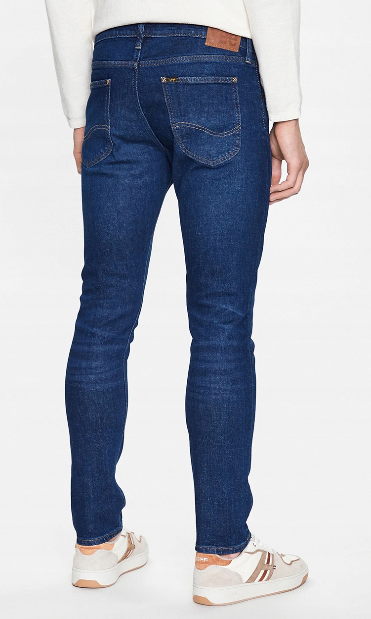 Lee LUKE SLIM TAPERED Dk Worn Kansas RURKI W30 L30 Model Luke