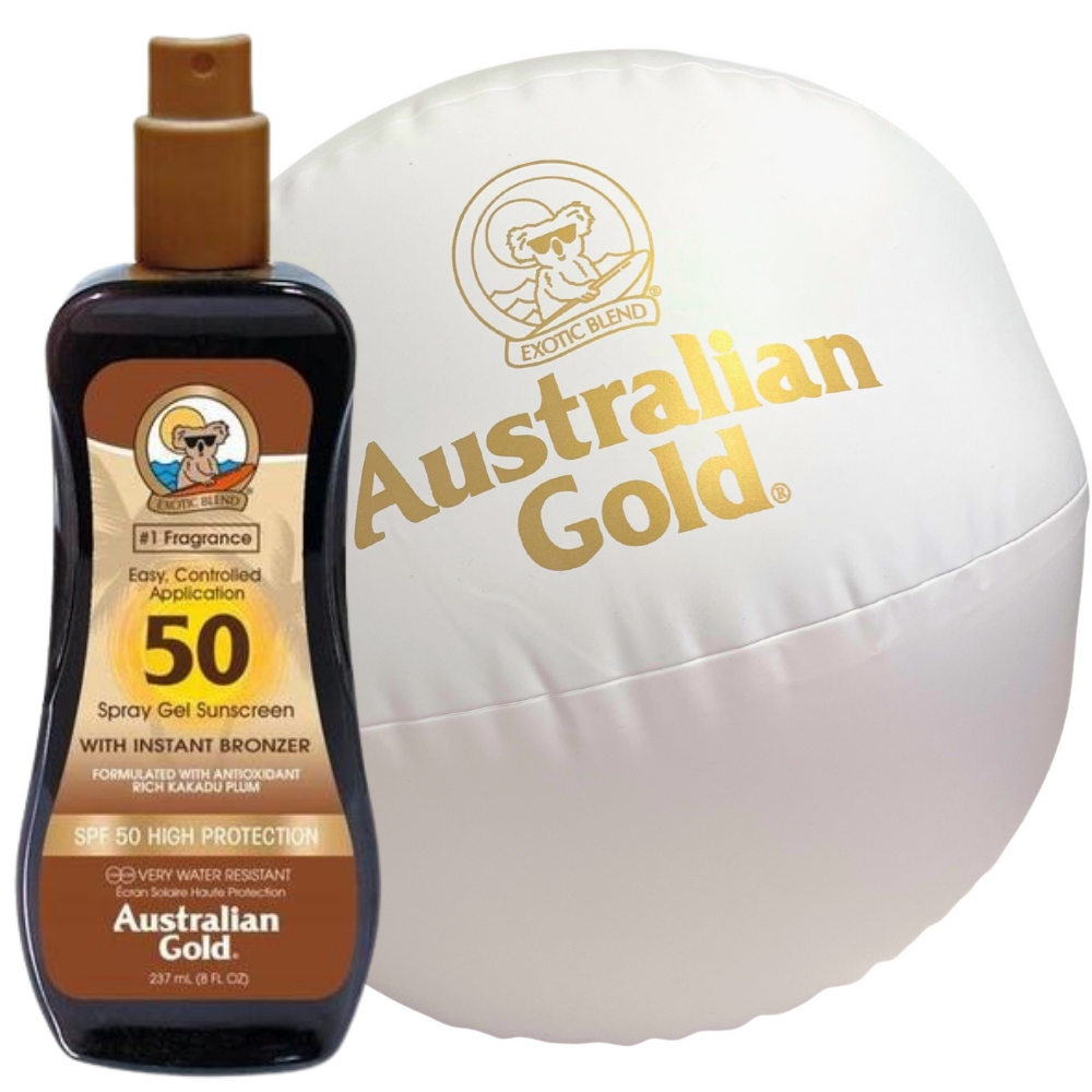 

Australian Gold Spray Żel Z Bronzerem SPF50