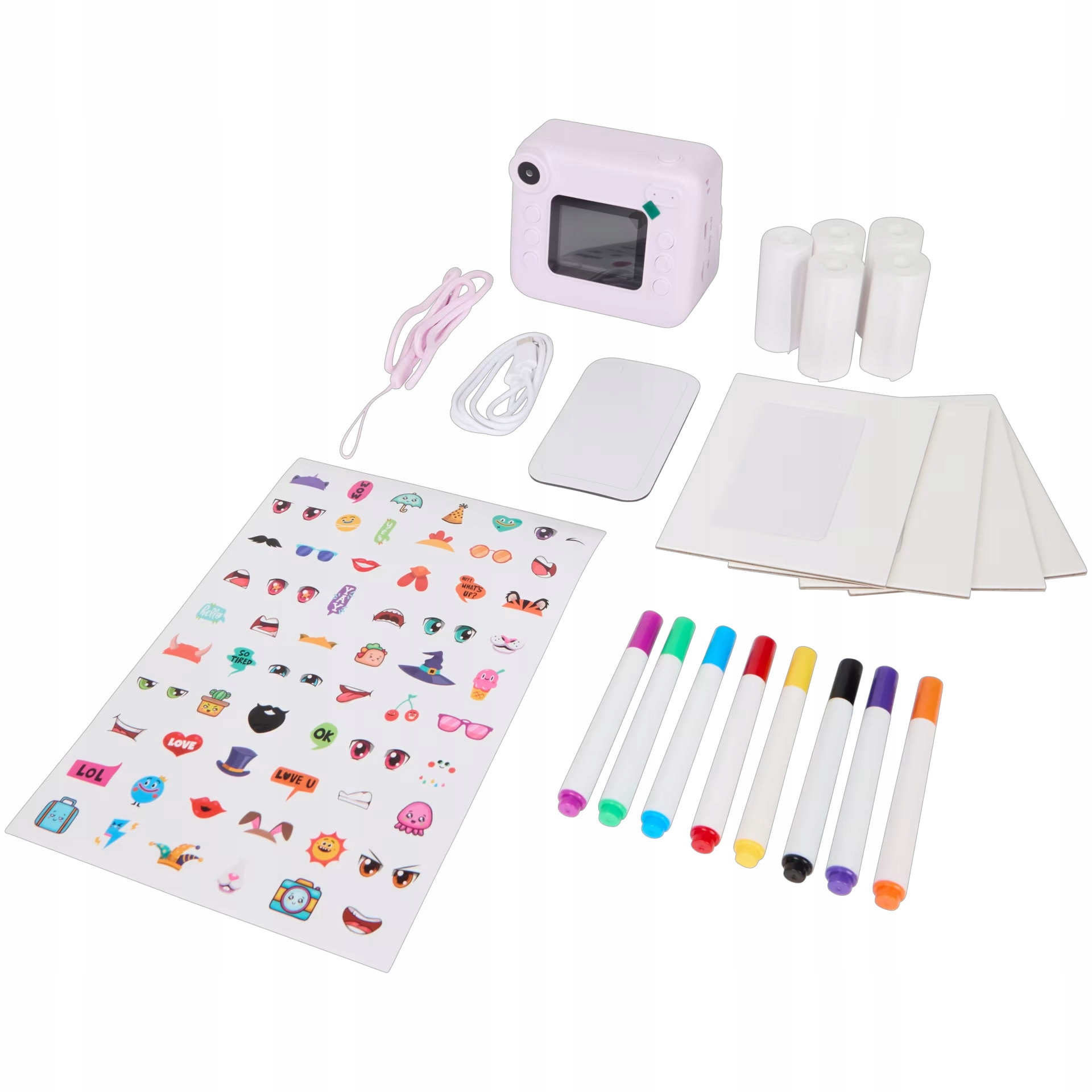 Instantní fotoaparát s tiskárnou Vision, 20 prvků