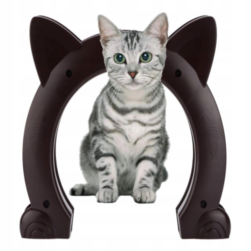 Levně Dvířka Dveří Pro Psa Kočku Vchodová Klapka 22,5X26,5X5,5 CM