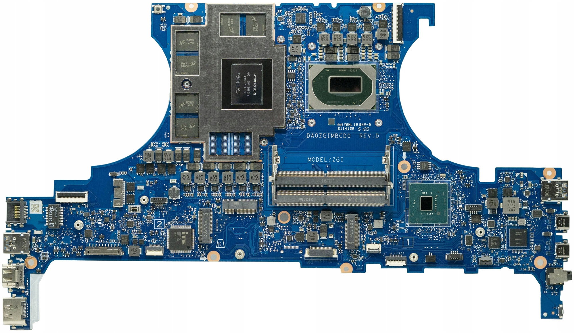 Základná doska pre Acer CC715-71P DA0ZGIMBCD0 I7-10875H N19EQ1-KD-A1