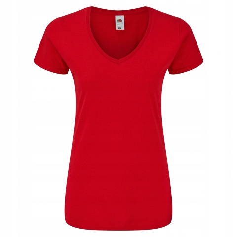 

Koszulka damska Iconic Vneck FruitLoom CzerwonyXXL