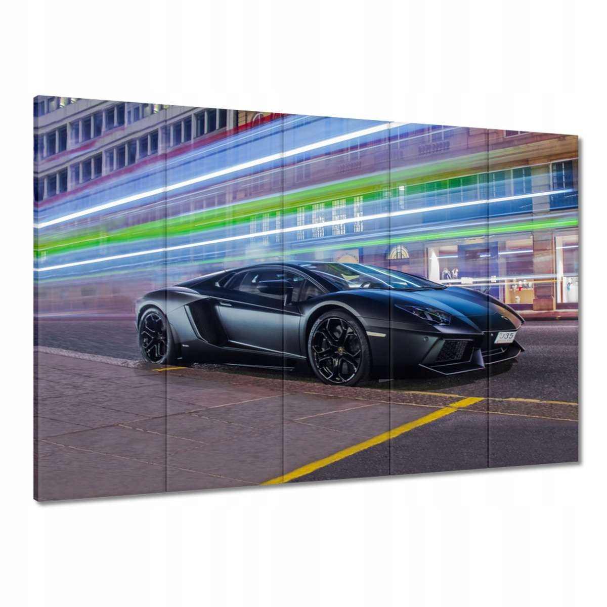 Obrazy 225x160 Szybkie auto mknie nocą
