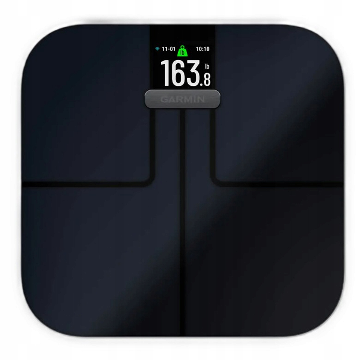 Koupelnová váha Garmin Index S2 – černá, elektronická analytická aplikace