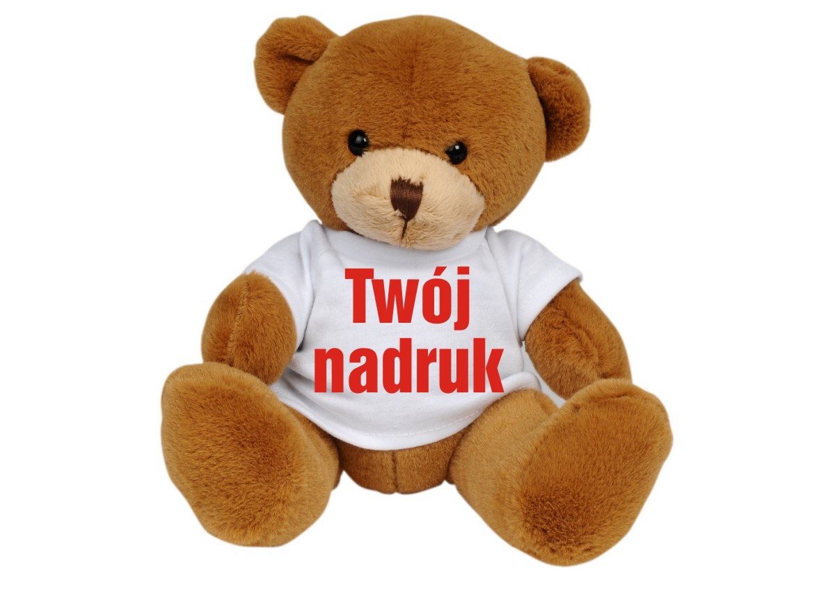 

miś pluszowy w koszulce z Twoim nadrukiem